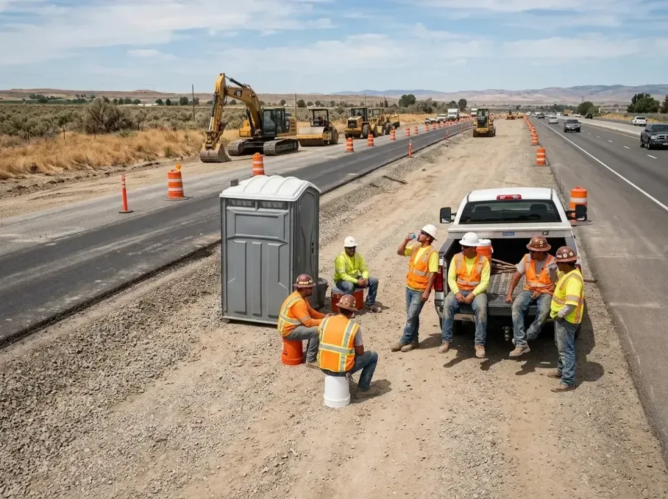 highway-road-construction-crew-007 — frequently asked questions, Porta Potty and Restroom Rentals in Millville, DE